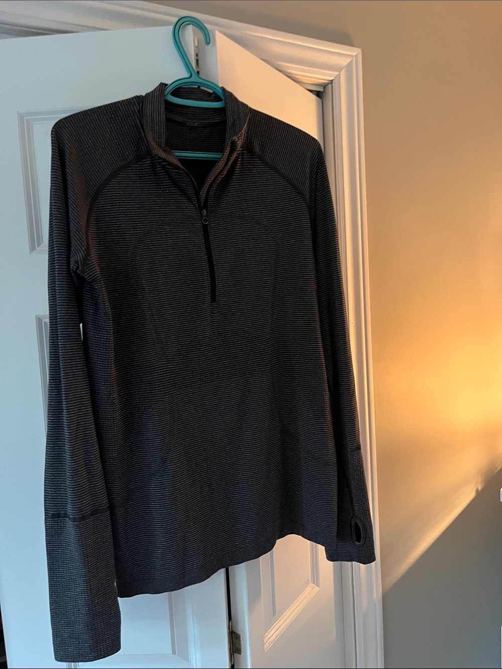 Women’s lululemon Half-Zip Performance Sweater - Black/Gray